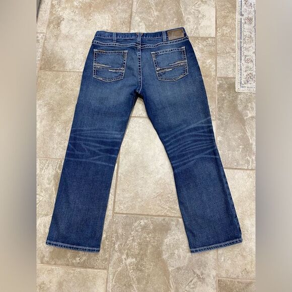 Ariat M5 Straight Fit Jeans Men’s 38x30 Dark Wash Stretch Denim. LNWO Tags - Picture 13 of 13